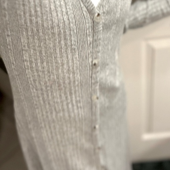 💫Stacking V-Neck Split Breasted Sweater Dress - Picture 6 of 6